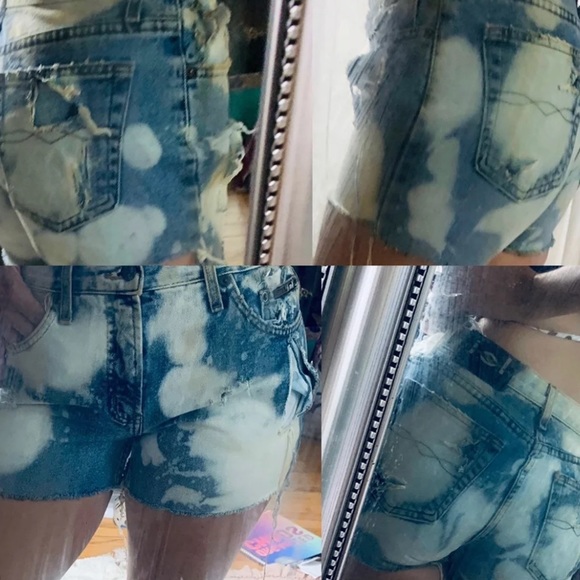 Vintage LEI high waisted jean shorts - Picture 3 of 3